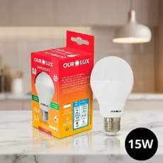 Lâmpada Super LED Bulbo A60 15w 6500k Ourolux