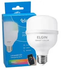Lâmpada Inteligente Led Bulbo 20w Rgb Smart Color - Elgin