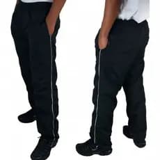 Calça Tactel Masculina 3 Bolsos Com Listra Lateral Costura Reforçada