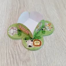 Forminhas Personalizadas para Docinhos Tema Safari Menino|Kit com 25, 50 ou 100 unidades |Nome e Idade