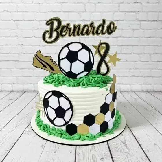 Topo de Bolo Futebol Premium | Bolo Futebol | Festa infantil Bolo tema Futebol
