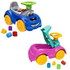 Totoka sport Triciclo Infantil Bebe Motoca Totokinha Sport Peças Geométricas Azul Menino Rosa Menina