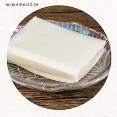 【luckprotect2.】 100 Sheets Edible Glutinous Rice Paper, Candy Sugar Coated Wrapping for Nougat .