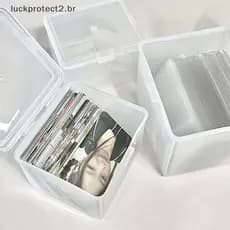 Home Photocards Caixa De Armazenamento Autocolantes Korea Idol Card Holder Desk Organizador Classificação Stationery .