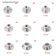 Home 3/4/5/6/7/8/10/11/12mm Acoplamento De flange Rígida Eixo Guia Do motor coupler .