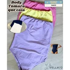 Body Tomara Que Caia Alta Qualidade Com forro | Poliamida Premium Bory