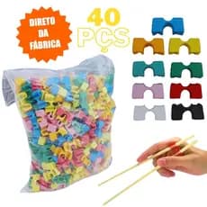 Adaptador Suporte Clip para Hashi Palitinho Japones Kit 40un Atacado Lojista