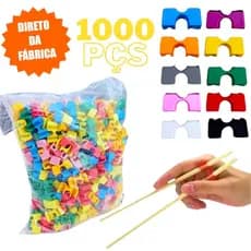 Adaptador Suporte Clip para Hashi Palitinho Japones Kit 1000un Atacado Lojista