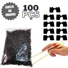 Kit 100un Clip Adaptador Para Hashi Atacado Palito Japonês