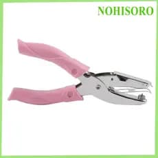 [nohisoro] Perfurador De Papel Portátil De Furo Único Com De Metal 1.5 Mm Redondo 5