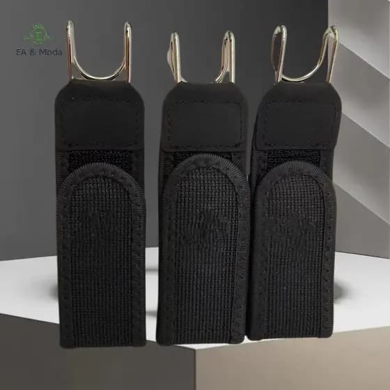 EA & Moda Gancho De Cinto Sem Fivela Metal Ajustável Elástico Unissex Fechamento Invisível Para Trabalho Ao Ar Livre < P