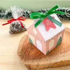 10 Caixas para doces casinha - Natal - caixinha - PEGUE E MONTE