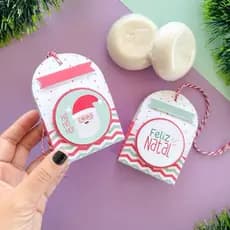 10/20 Caixas para sabonete - Natal - Kit caixa