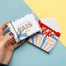 CAIXA KIT KAT DIA DOS PAIS - PORTA KIT KAT - MIMO DIA DOS PAIS 2