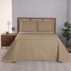 Kit Cobre Leito Casal Viena Matelado 3 Peças Microfibra Macio Colcha Porta Travesseiro