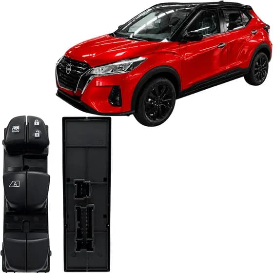 Botão Comando Interruptor Vidro Nissan Kicks 2016 Até 2023