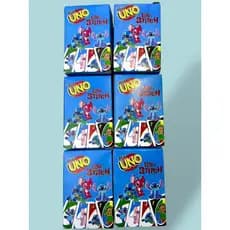 Kit 12 Lembrancinha Mini Jogo de cartas UNO STITCH PARA FESATA ANIVERSARIO PROMACAO