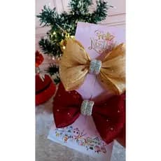 Laço Infantil ou faixinha para meninas Natal Ano novo  para meninas festas final de ano