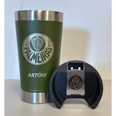 Copo Térmico Personalizado Palmeiras (C/ abridor personalizado)