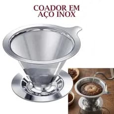 Coador de Café Aço Inox 103 Permanente