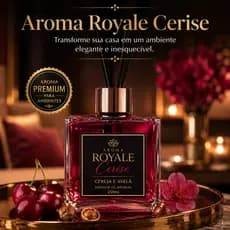 Difusor Aromatico Cereja Avela 250ml Fragancia Duradoura Ambiente Perfumado Aroma Royale Cerise