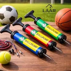Bomba De Para Encher Bola Futebol Vôlei Basquete Boia Portátil Moderna Prática Manual Compacta
