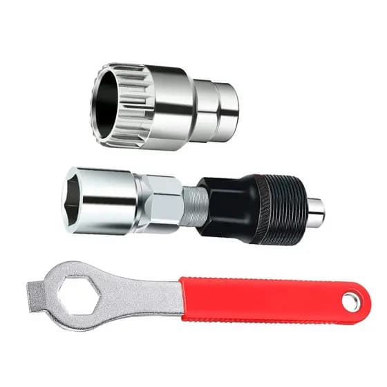 Chave Extrator kit 3 chave Sacar Pedivela Tipo Shimano Bicicleta Cabo Sacado