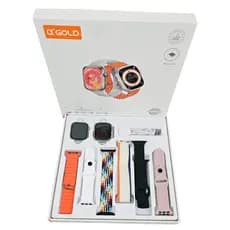 Kit 2 Smartwatch Series 18 Ultra + 6 pulseiras Relogio inteligente