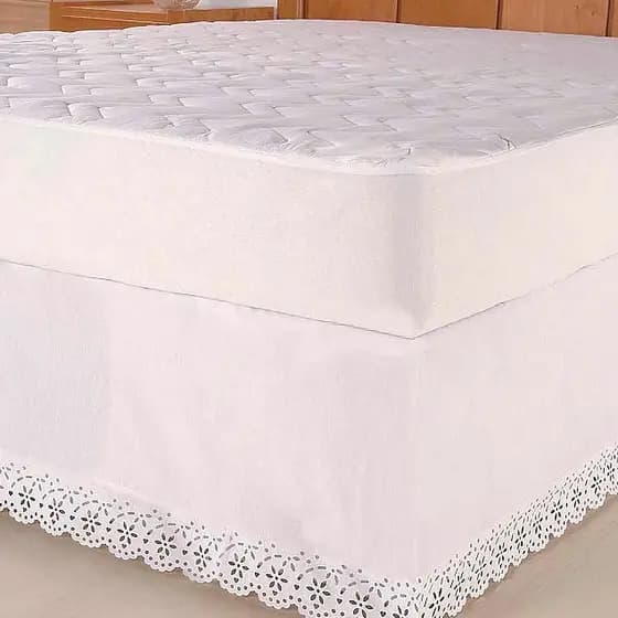 Saia 3 em 1 com Regulagem Ajustável Cabeceira Cama Box Colchobox - Rioleen - Casal / Queen /King ---