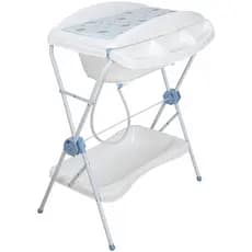 Banheira de Bebe Desmontavel com Trocador Kiddo Shower Azul