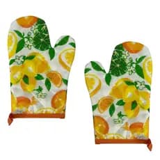 Kit 2 Luvas Térmicas Para Cozinha Forno Fogão Forrada