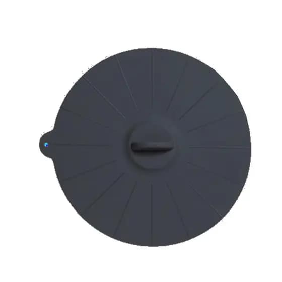 Tampa silicone panela multiuso 16cm alta temperatura preto