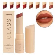 Batom Creamy Matte Glass - Ruby Rose | Envio Rápido