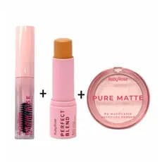 Kit Maquiagem Linha Rosa - Ruby Rose