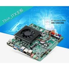 b100 controle industrial mainboard 10 geração I5i7-10510U mini MINI-ITX tudo em-um computador de rede dupla