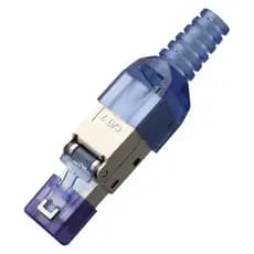 Conector Blindado RJ45 Cat 7/ Terminação Plug Cat7 Plug/Cat7  22/23/24AWG