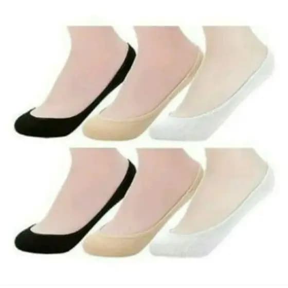 Meia Sapatilha Feminina Invisível Kit 3 Pares "Promoção "