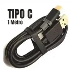 Kit 5 De Cabo Carregador 1 Metro USB para Tipo C 25W Ultra Rápido