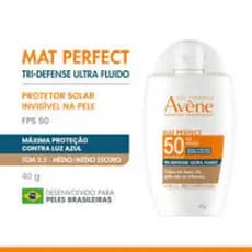 Avène Mat Perfect Tri-Defense Ultra Fluido Tom 2.5 Médio/ Médio Escuro FPS 50 40g val  06/2027