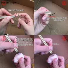 BEC Boneca Cabelo Reroot Agulha Kit Para Repintar Cabeça Do Bebê Ferramentas De Enraizamento De DIY Reparação Acessório