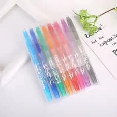 8 Cores/Caixa Caneta Apagável De Gel/Criativo/Escolar/Escritório/Papelaria