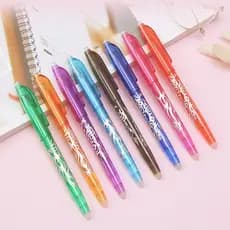 1pcs Caneta Apagável Em Gel Colorida Desaparecer Controle De Temperatura Recarga Escritório Do Estudante Papelaria