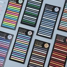 300sheets/pcs Índice Ultra-Fino Adesivo Transparente Marca De Acento Cor