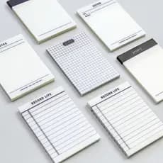 50 Folhas/Peças Plano Transparente Este Post It Nota Pegajosa Estudante PET Em Branco Papel Marca Chave Grade Livro