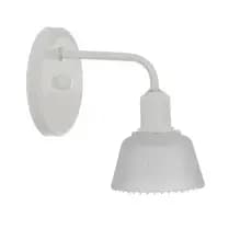 Kit 3 Arandelas Cúpula Tulipa para Parede Muro Corredor Varanda Soquete E27 para 1 Lâmpada Bivolt Completa