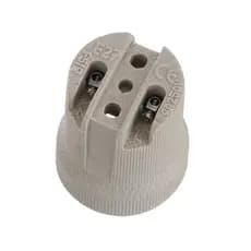 Kit 15 Soquetes Bocal E27 de Porcelana Cônico Bivolt Super Resistente