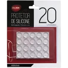 Protetores De Silicone Anti-impacto Adesivo 1 cm com 20 unidades