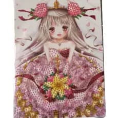 Kit Pintura em Diamante Pintura 3D - Papelaria Fofa Anime  Unicórnio Diversos Desenhos Anti Stress