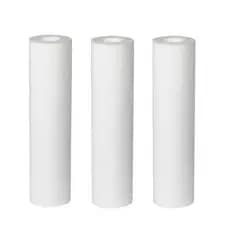 Kit 3 Filtro Refil Polipropileno Liso 9 3/4 de 20 Micra ou 1 Micra