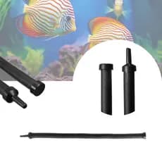 Cortina De Bolha De Ar Para Aquário Tubo Macio Tanque De Peixes Parede